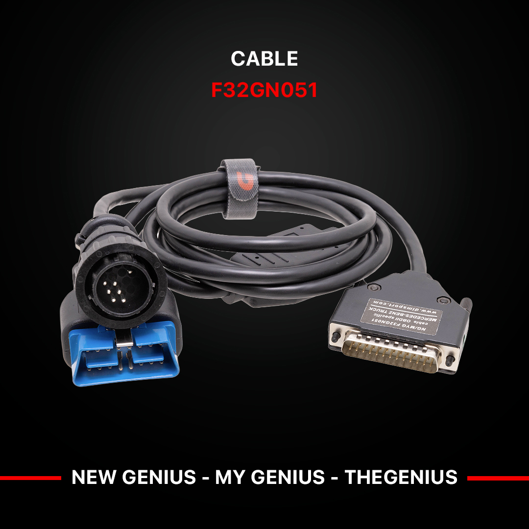 MERCEDES TRUCKS WIRING WITH OBDII CONNECTOR