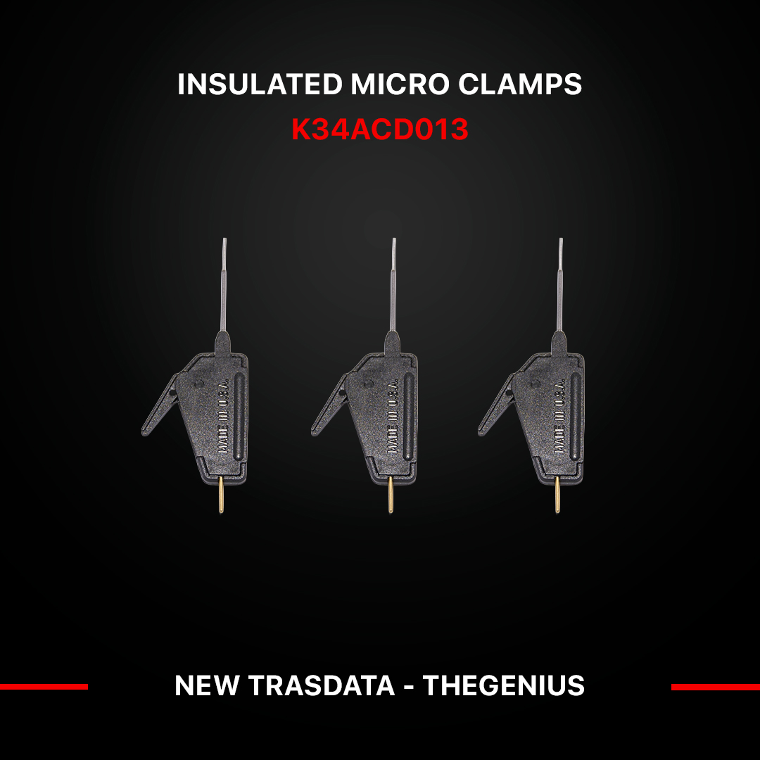 SET OF 3 INSULATED MICRO CLAMPS 0.025" FOR DIRECT CONNECTIONS TO CPUs